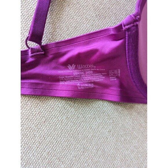 Wacoal The Net Affect Purple Bra Push Up Underwire 34DD - Picture 3 of 3